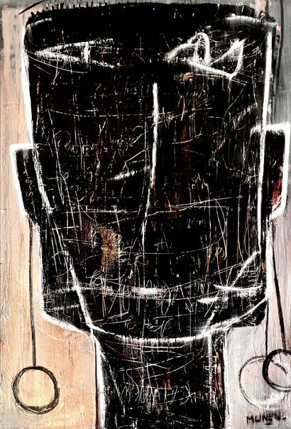 Le Masque - a Paint Artowrk by Virginie Munch